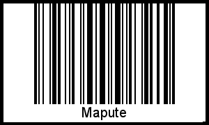 Barcode-Grafik von Mapute