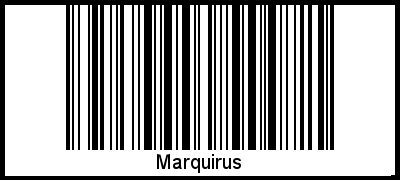 Marquirus als Barcode und QR-Code