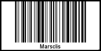 Interpretation von Marsclis als Barcode