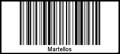 Der Voname Martellos als Barcode und QR-Code