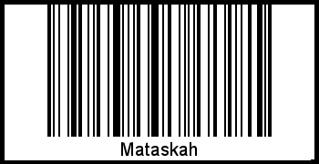 Interpretation von Mataskah als Barcode