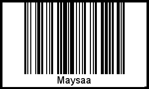 Barcode-Grafik von Maysaa