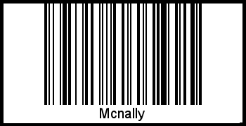 Barcode-Foto von Mcnally