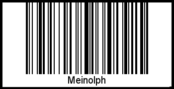 Interpretation von Meinolph als Barcode