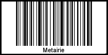 Barcode-Foto von Metairie