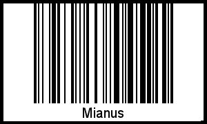 Interpretation von Mianus als Barcode