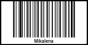 Interpretation von Mikalena als Barcode