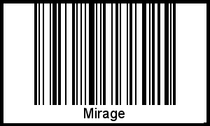 Interpretation von Mirage als Barcode