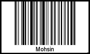 Interpretation von Mohsin als Barcode