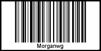 Interpretation von Morganwg als Barcode