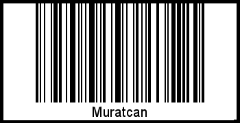 Der Voname Muratcan als Barcode und QR-Code