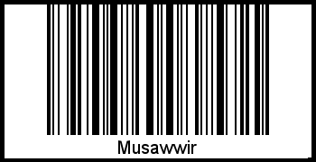 Barcode-Foto von Musawwir