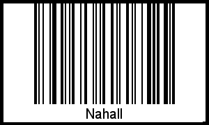 Barcode-Foto von Nahall