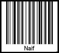 Barcode-Foto von Naif