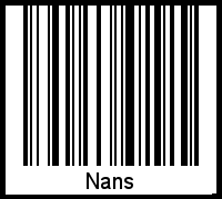 Interpretation von Nans als Barcode