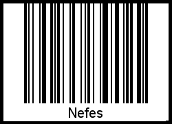 Interpretation von Nefes als Barcode