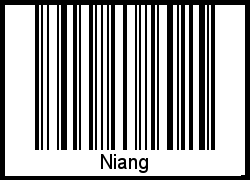 Barcode-Foto von Niang