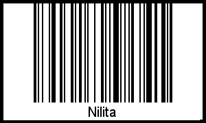 Interpretation von Nilita als Barcode