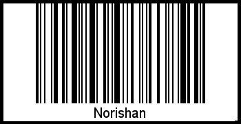 Interpretation von Norishan als Barcode