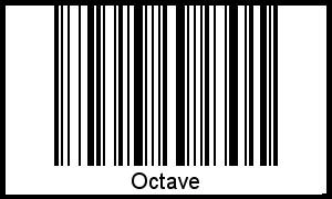 Interpretation von Octave als Barcode