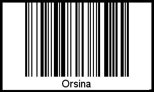 Barcode-Foto von Orsina