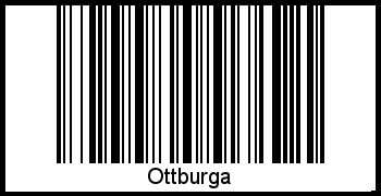 Interpretation von Ottburga als Barcode