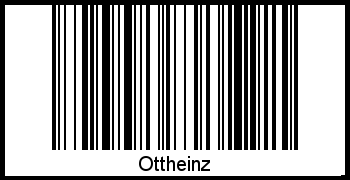 Interpretation von Ottheinz als Barcode