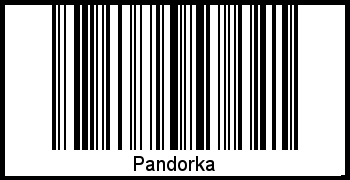 Barcode-Grafik von Pandorka