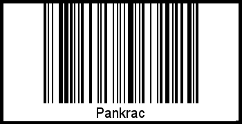 Interpretation von Pankrac als Barcode