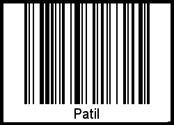 Barcode-Foto von Patil