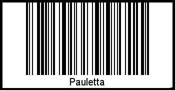 Barcode-Grafik von Pauletta