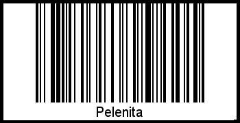 Pelenita als Barcode und QR-Code