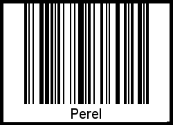 Perel als Barcode und QR-Code