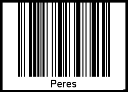 Barcode-Grafik von Peres