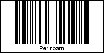 Interpretation von Perinbam als Barcode