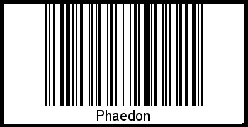 Phaedon als Barcode und QR-Code