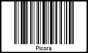 Picora als Barcode und QR-Code