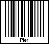 Barcode-Grafik von Pier