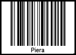 Barcode-Foto von Piera