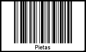 Barcode-Grafik von Pietas