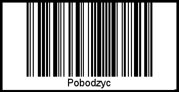 Pobodzyc als Barcode und QR-Code