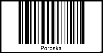 Barcode-Foto von Poroska