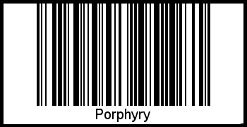 Barcode-Foto von Porphyry