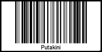 Putakini als Barcode und QR-Code