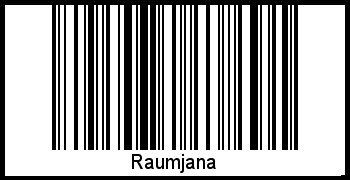 Barcode-Grafik von Raumjana