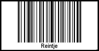 Reintje als Barcode und QR-Code