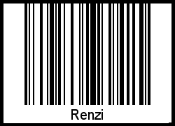 Barcode-Foto von Renzi