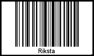 Barcode-Grafik von Riksta