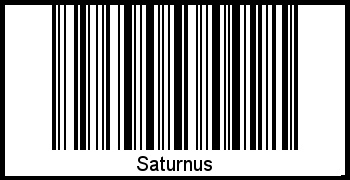 Barcode-Foto von Saturnus