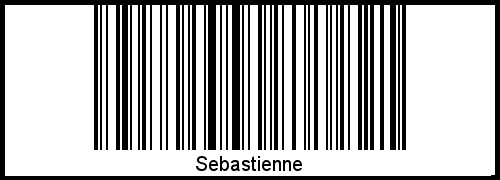 Sebastienne als Barcode und QR-Code